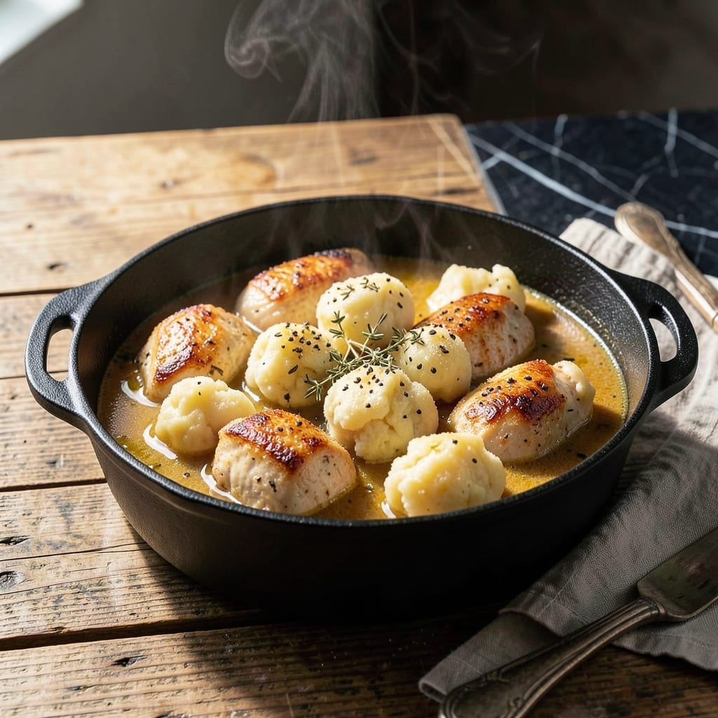 GF Chicken And Dumplings Recipe: Fluffy Pillows In Gluten Free Broth GF Chicken And Dumplings Recipe: Fluffy Pillows In Gluten Free Broth