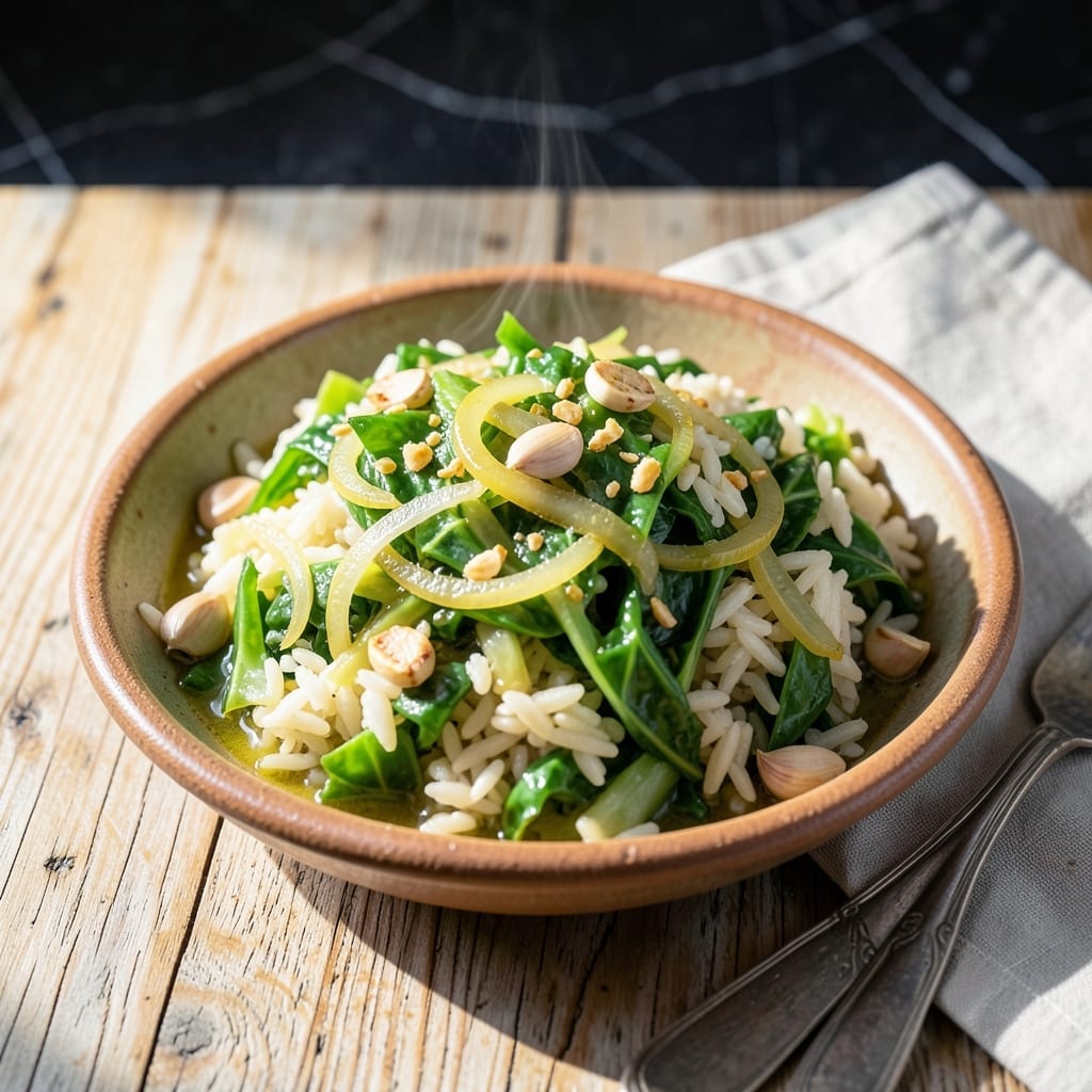 Greek Cabbage Rice Recipe: Lemon-Herb Infused Savory Grains