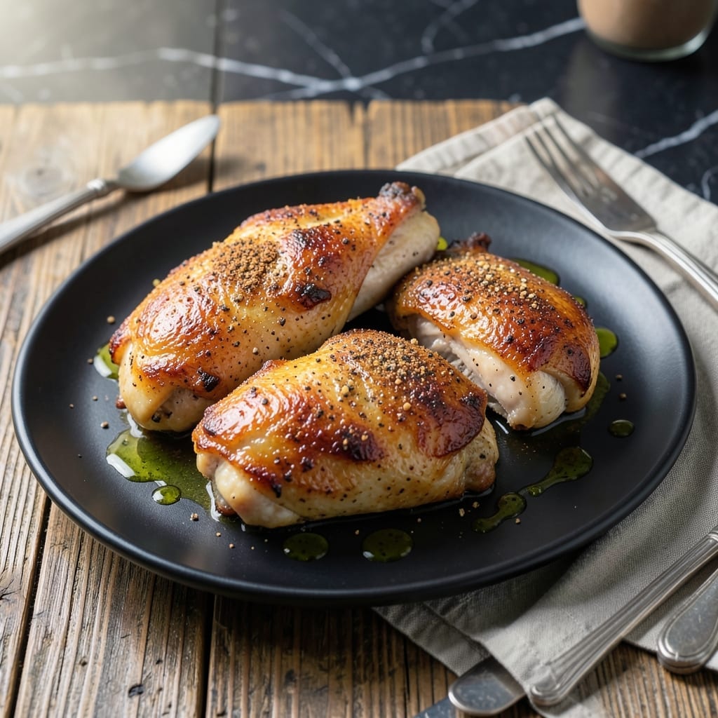 Brown Chicken Recipe: Crispy Skin and Succulent Meat