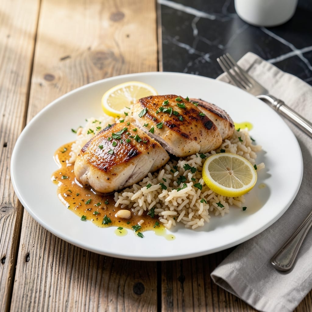 Chicken Scampi With Garlic Parmesan Rice Ina Garten Recipe: Barefoot Contessa's Elegant Weeknight Dinner