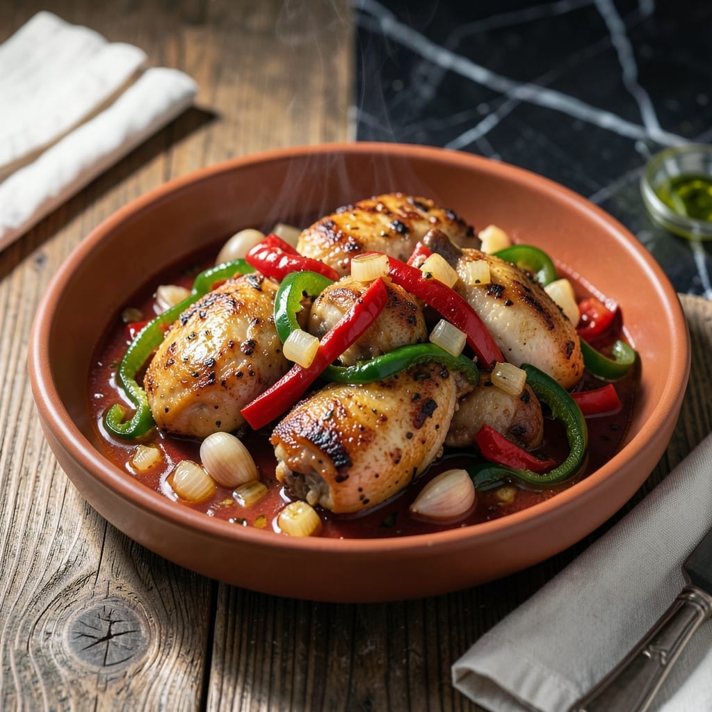 Chicken Cacciatore Recipe: Rustic Italian Hunter-Style Stew Chicken Cacciatore Recipe: Rustic Italian Hunter-Style Stew