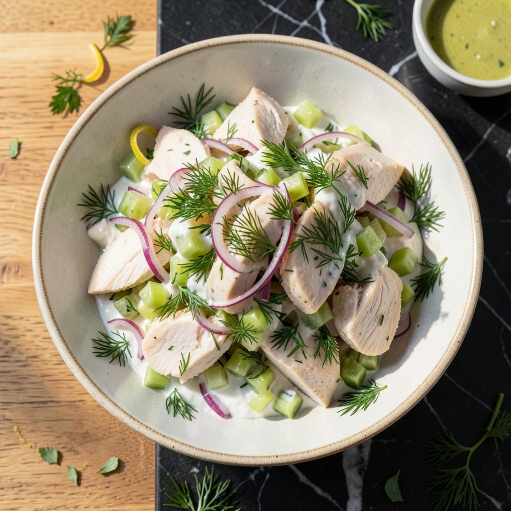Chicken Salad Recipe Chicken Breast: Light and Creamy With Fresh Herbs