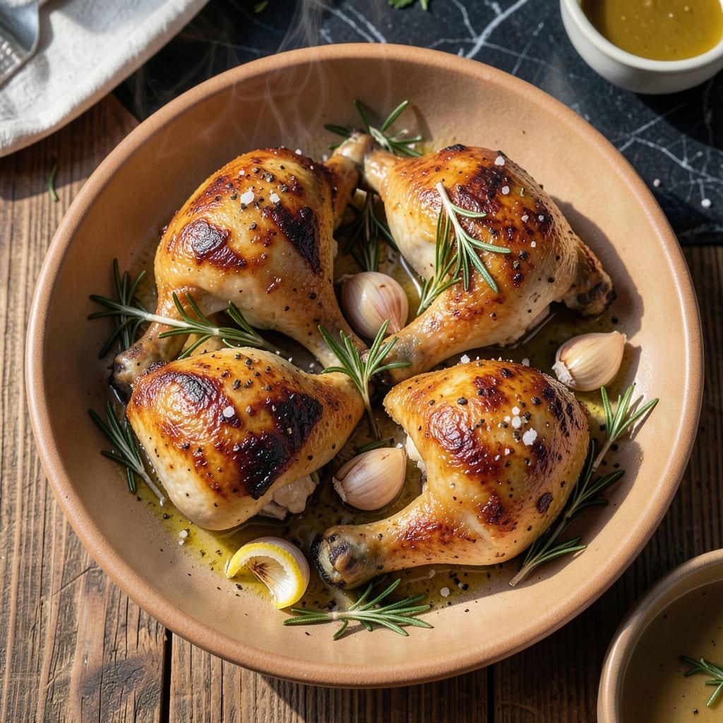 Roasted Chicken Legs Recipe: Crispy Skin and Herb-Infused Juices
