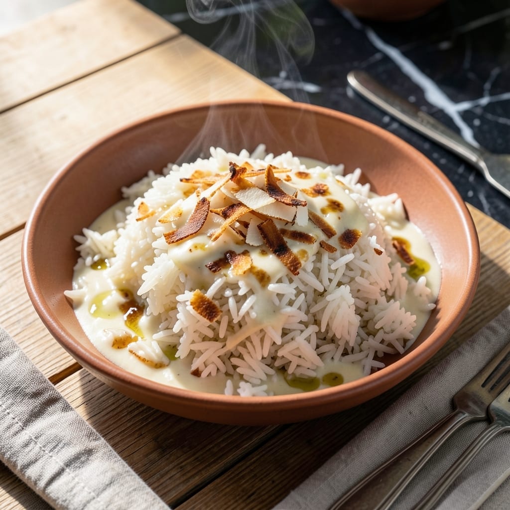 Hawaiian Coconut Rice Recipe: Tropical Aroma in Fluffy Grains Hawaiian Coconut Rice Recipe: Tropical Aroma in Fluffy Grains