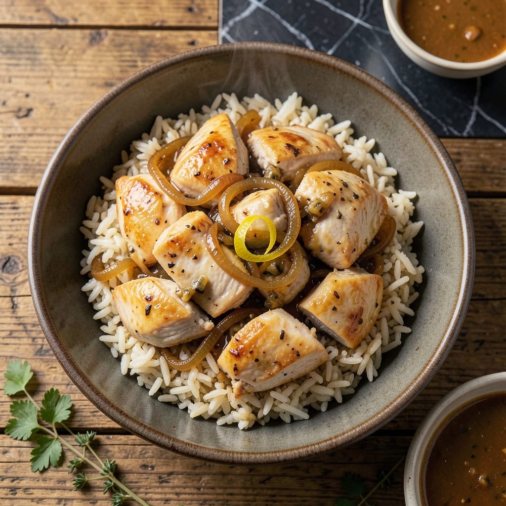 Chicken and Rice Crock Pot Recipe With Onion Soup Mix: Slow-Cooked Savory Simplicity