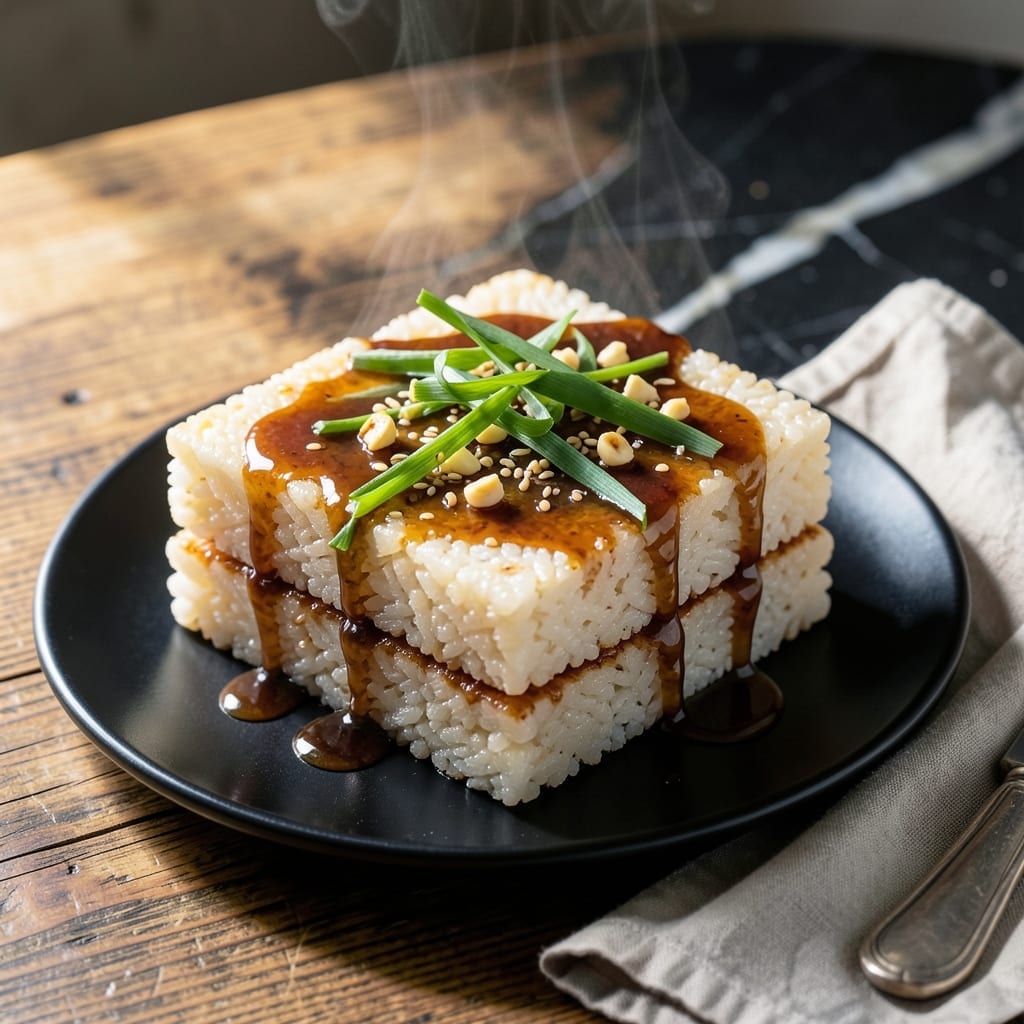 Rice Cake Recipe Vegetarian: Crispy Edges With Savory Depth