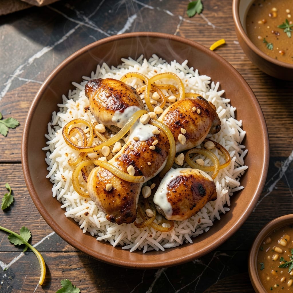 Afghani Chicken and Rice Recipe: Fragrant Spiced Pilaf With Tender Chicken