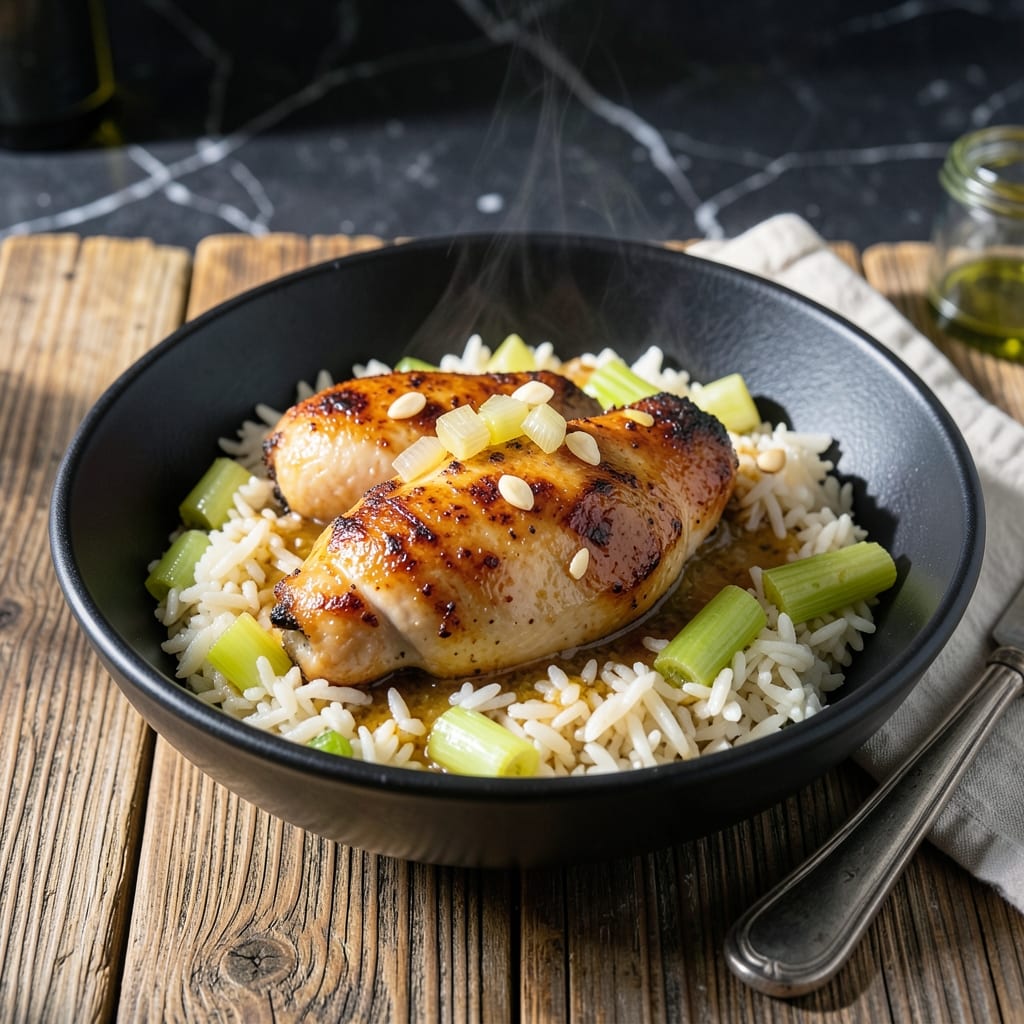 Chicken Thighs and Rice Slow Cooker Recipe: Hands-Off Savory Comfort Chicken Thighs and Rice Slow Cooker Recipe: Hands-Off Savory Comfort