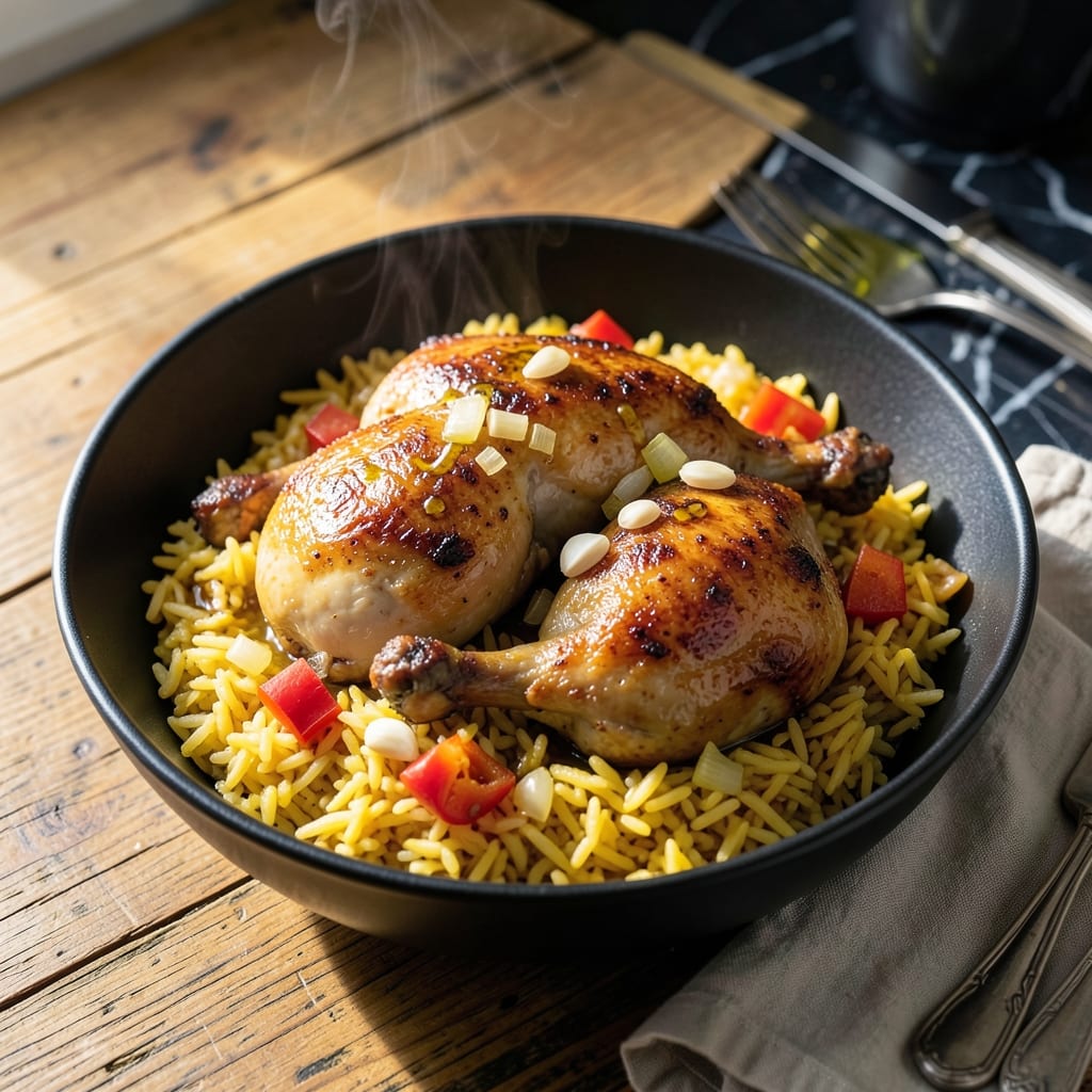 Chicken and Yellow Rice Crock Pot Recipe: Hands-Off Savory Depth