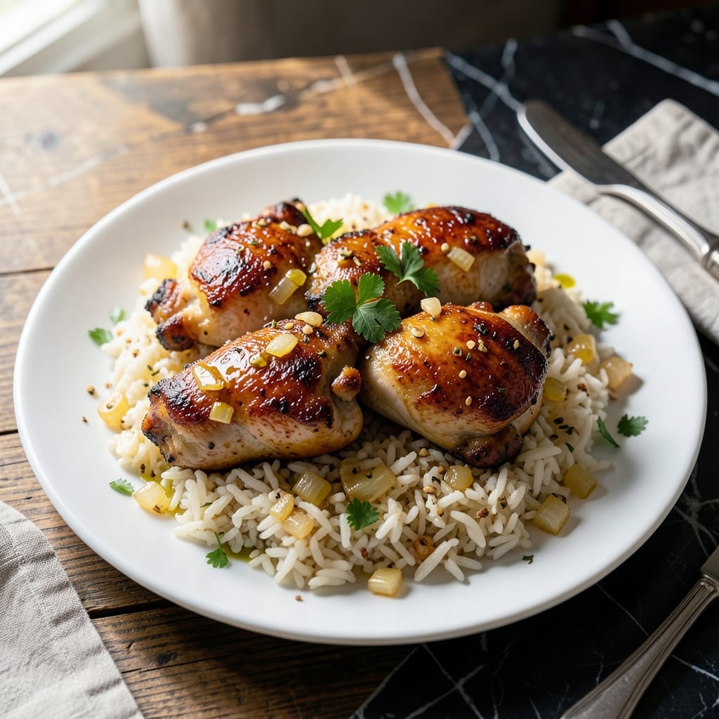 Instant Pot Boneless Chicken Thighs and Rice Recipe: Hands-Free Flavor Infusion