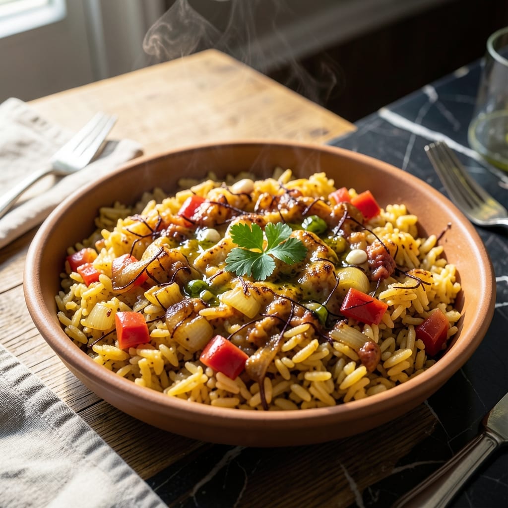 Basque Rice Recipe: Saffron-Infused One-Pot Tradition