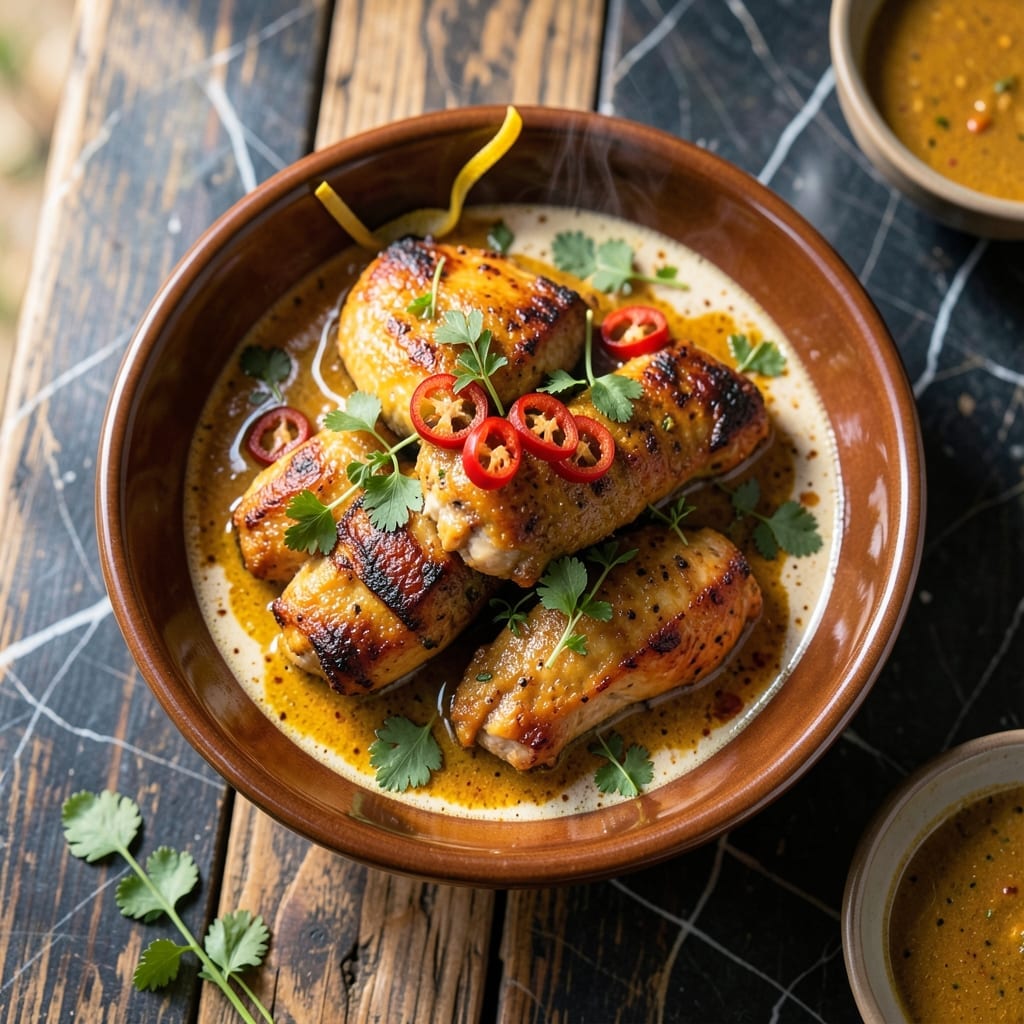 Barbados Curry Chicken Recipe: Island Spice With Cocount Milk Depth Barbados Curry Chicken Recipe: Island Spice With Cocount Milk Depth