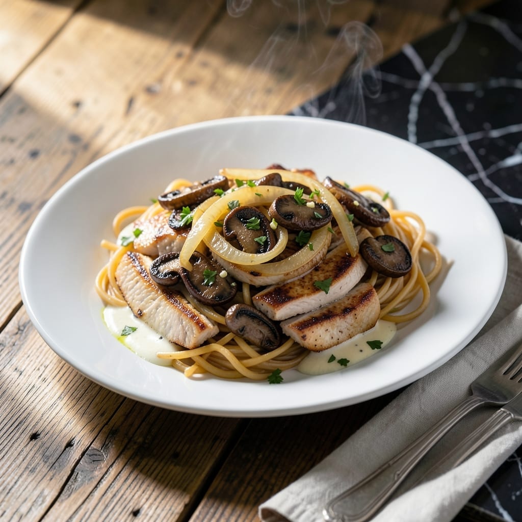 Chicken Stroganoff Recipe: Creamy Mushroom Sauce With Egg Noodles