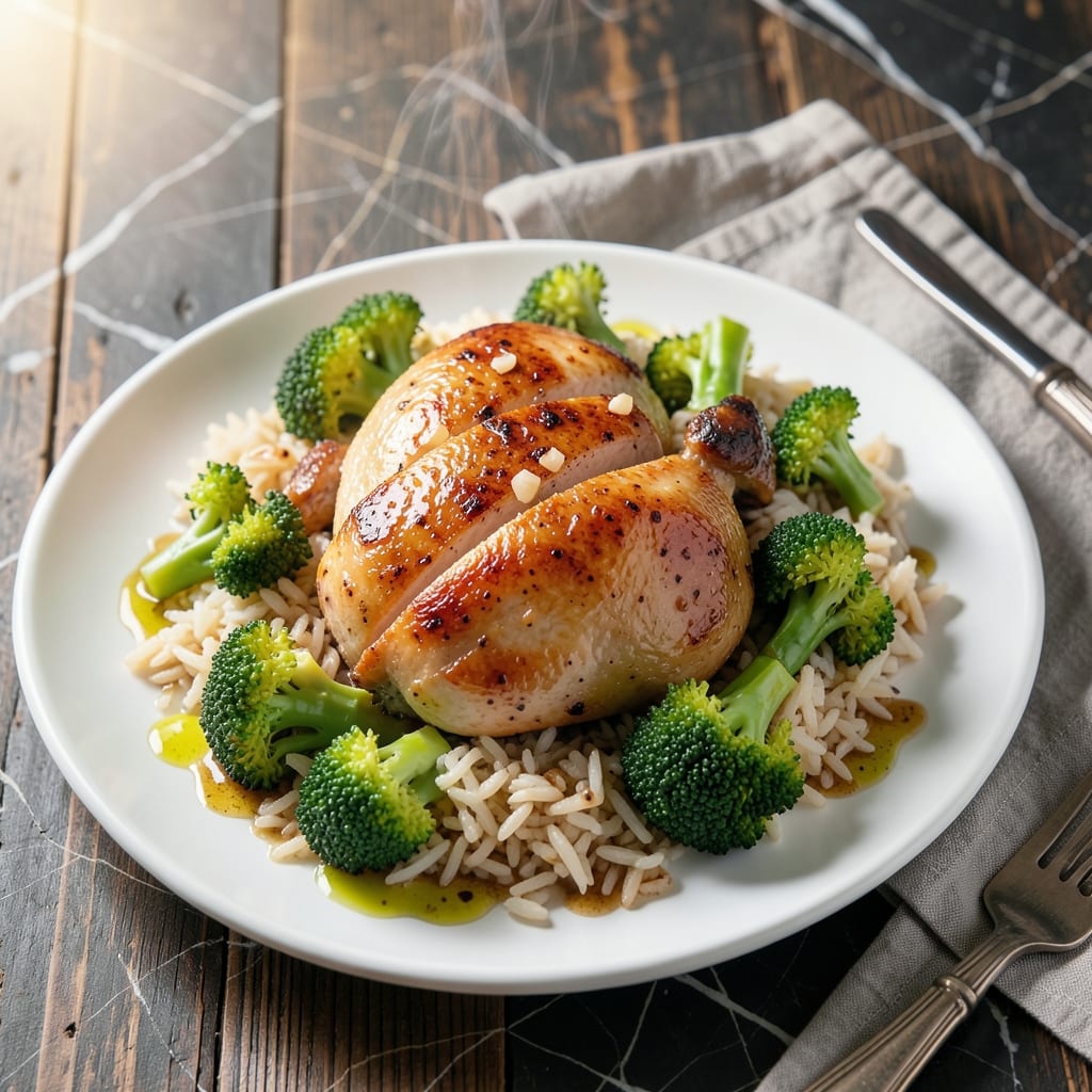 Chicken Broccoli and Rice Pressure Cooker Recipe: One-Pot Weeknight Meal