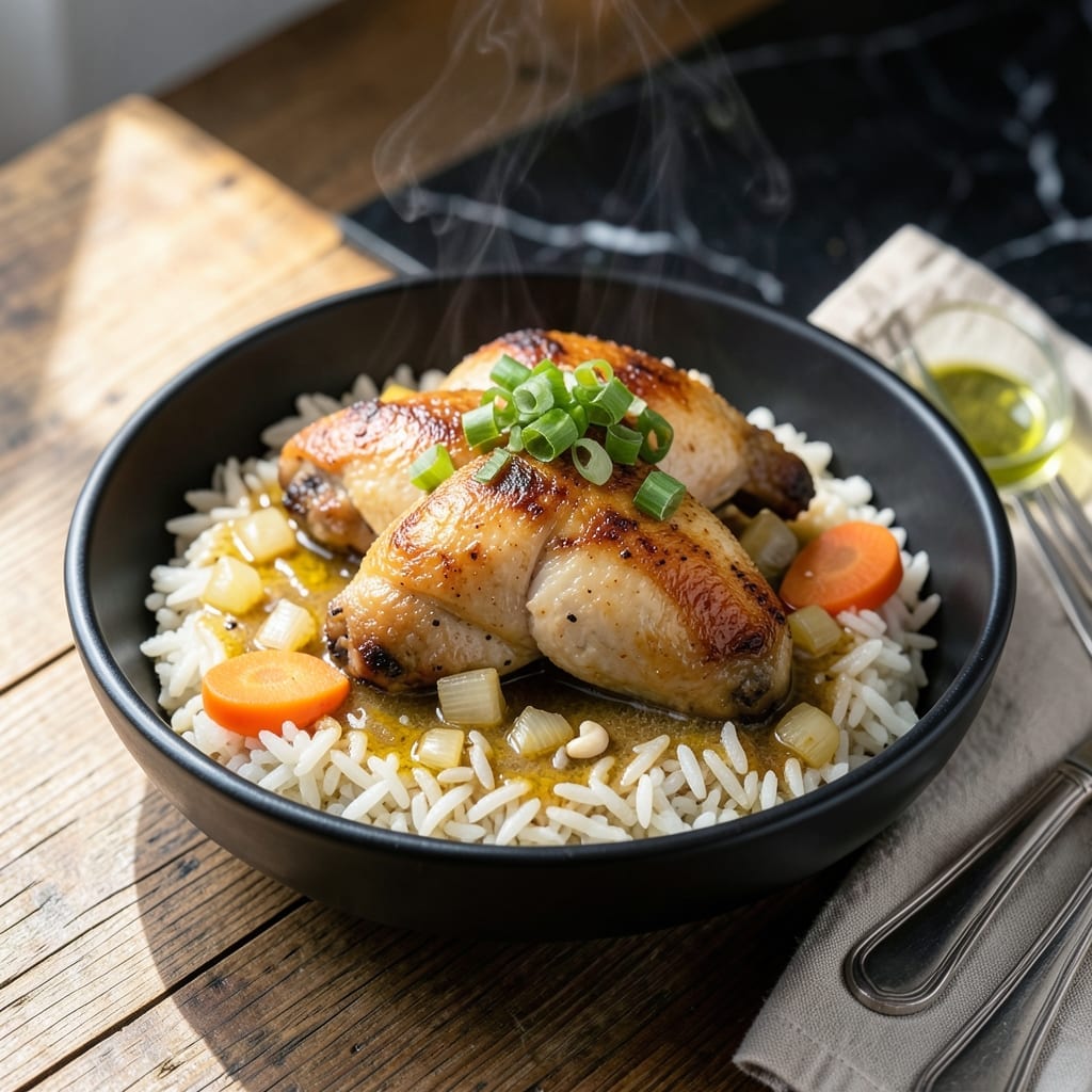 Braised Chicken Rice Recipe: One-Pot Savory Comfort