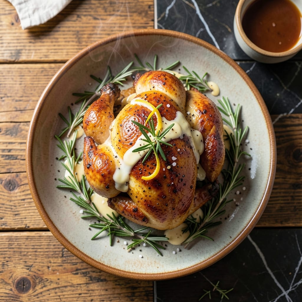 Chicken Majestic Recipe: Regal Flavors With Golden Crisp Skin Chicken Majestic Recipe: Regal Flavors With Golden Crisp Skin
