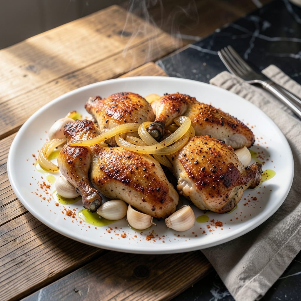 Chicken Alexandria Recipe: Mediterranean Spiced One-Pan Dinner Chicken Alexandria Recipe: Mediterranean Spiced One-Pan Dinner