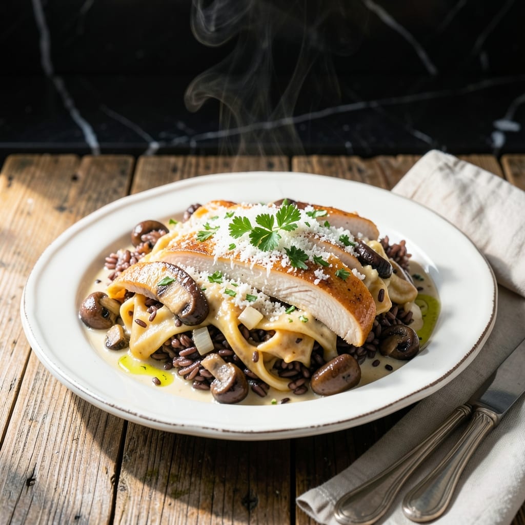 Grandma's Chicken Wild Rice Tetrazzini Recipe: Nostalgic Creamy Bake With Herbed Breadcrumbs