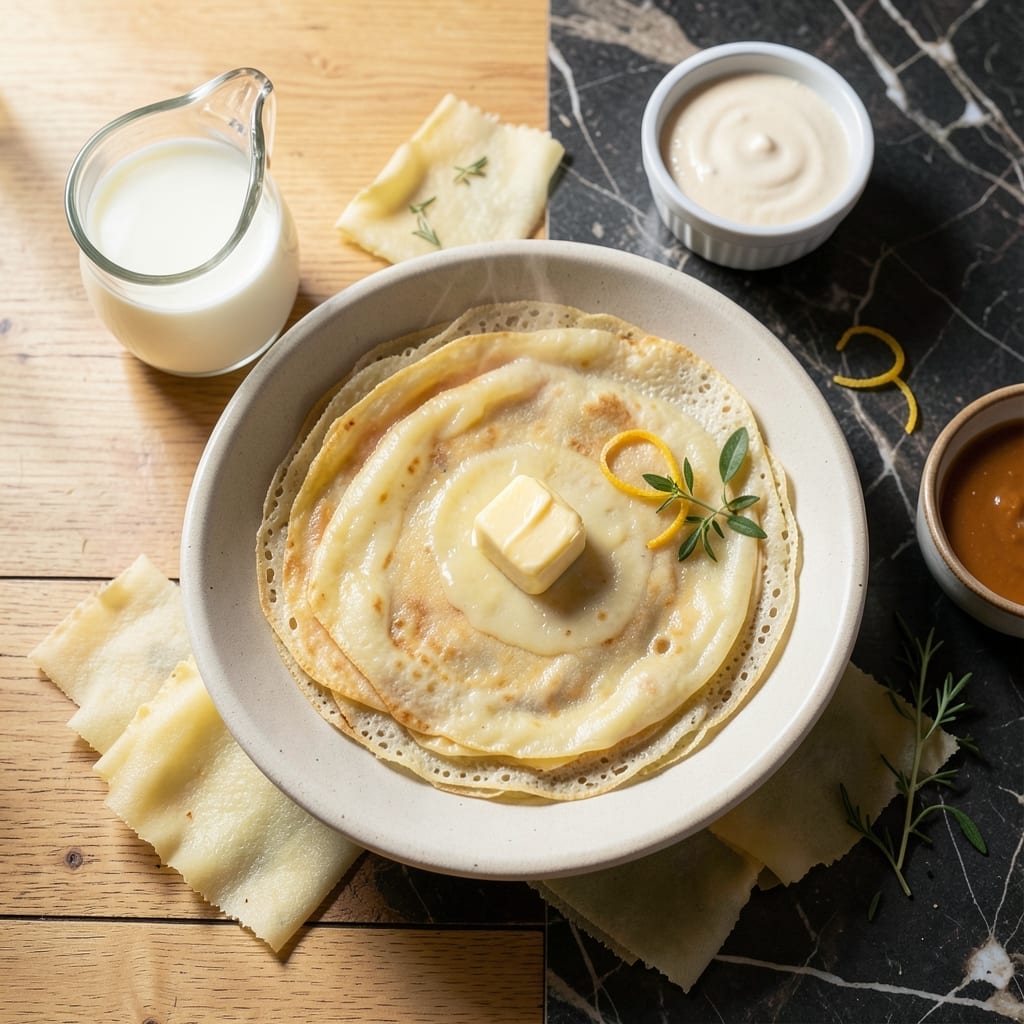 Rice Flour Crepe Recipe: Ultra-Thin and Lacy Edges