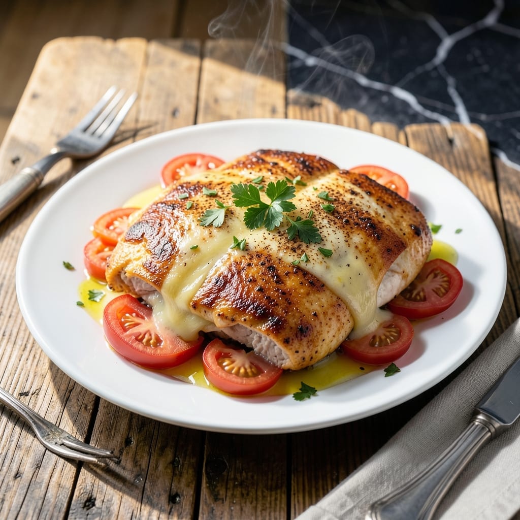 Chicken Melt Recipe: Gooey Cheese Blanket Over Tender Chicken Chicken Melt Recipe: Gooey Cheese Blanket Over Tender Chicken