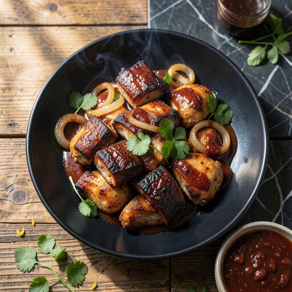 Pork and Chicken Barbecue Recipe: Smoky Sweet Heat for the Grill