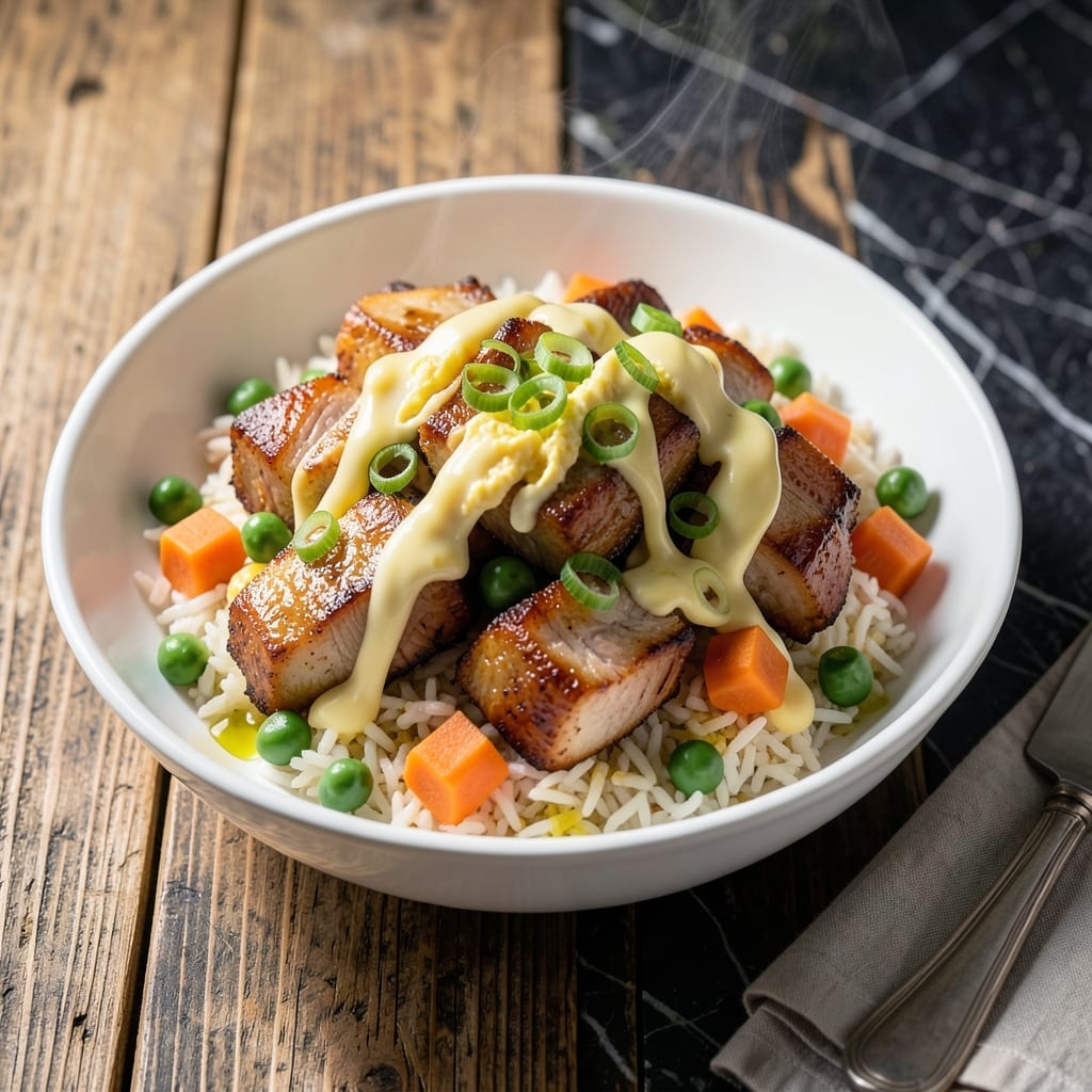 Pork Fry Rice Recipe: Wok-Tossed Umami With Crispy Bites