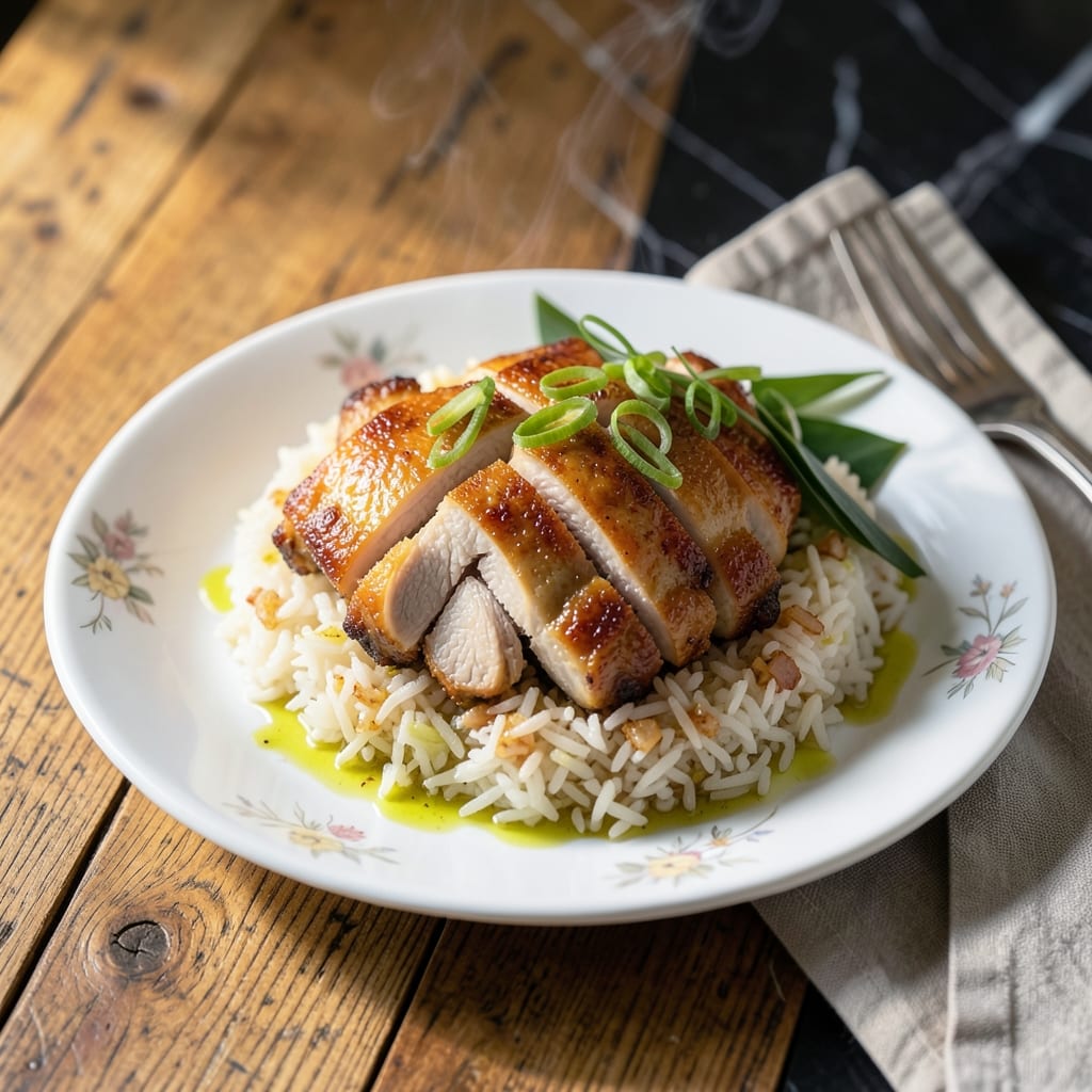 Malaysian Chicken Rice Recipe: Pandan-Infused Fragrant One-Pot Meal