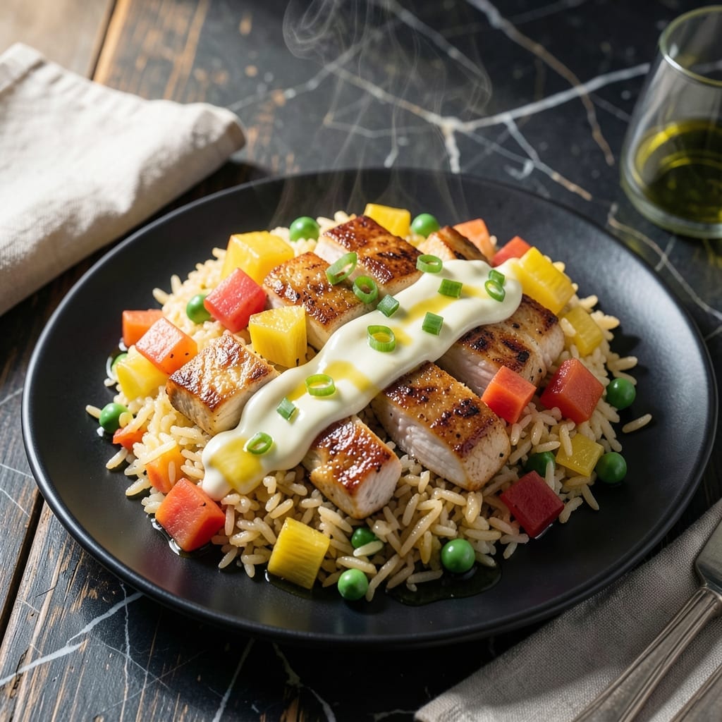 Knorr Pineapple and Chicken Fried Rice Recipe: Tropical Wok-Tossed Medley