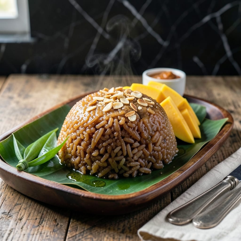Filipino Biko Sweet Sticky Rice Recipe: Coconut-Infused Festive Treat