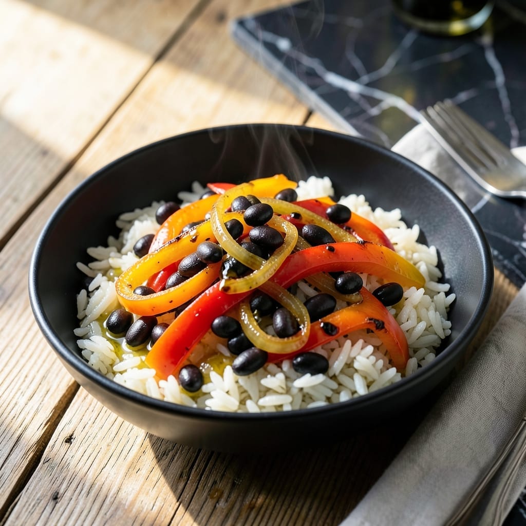 Fajita Rice and Beans Recipe: Smoky One-Pan Fiesta Flavors