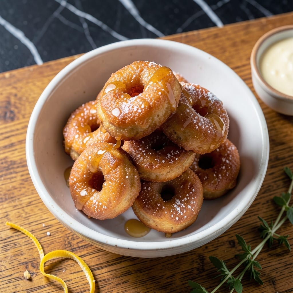 Glutinous Rice Flour Donut Recipe: Chewy Pillows with Coconut Glaze