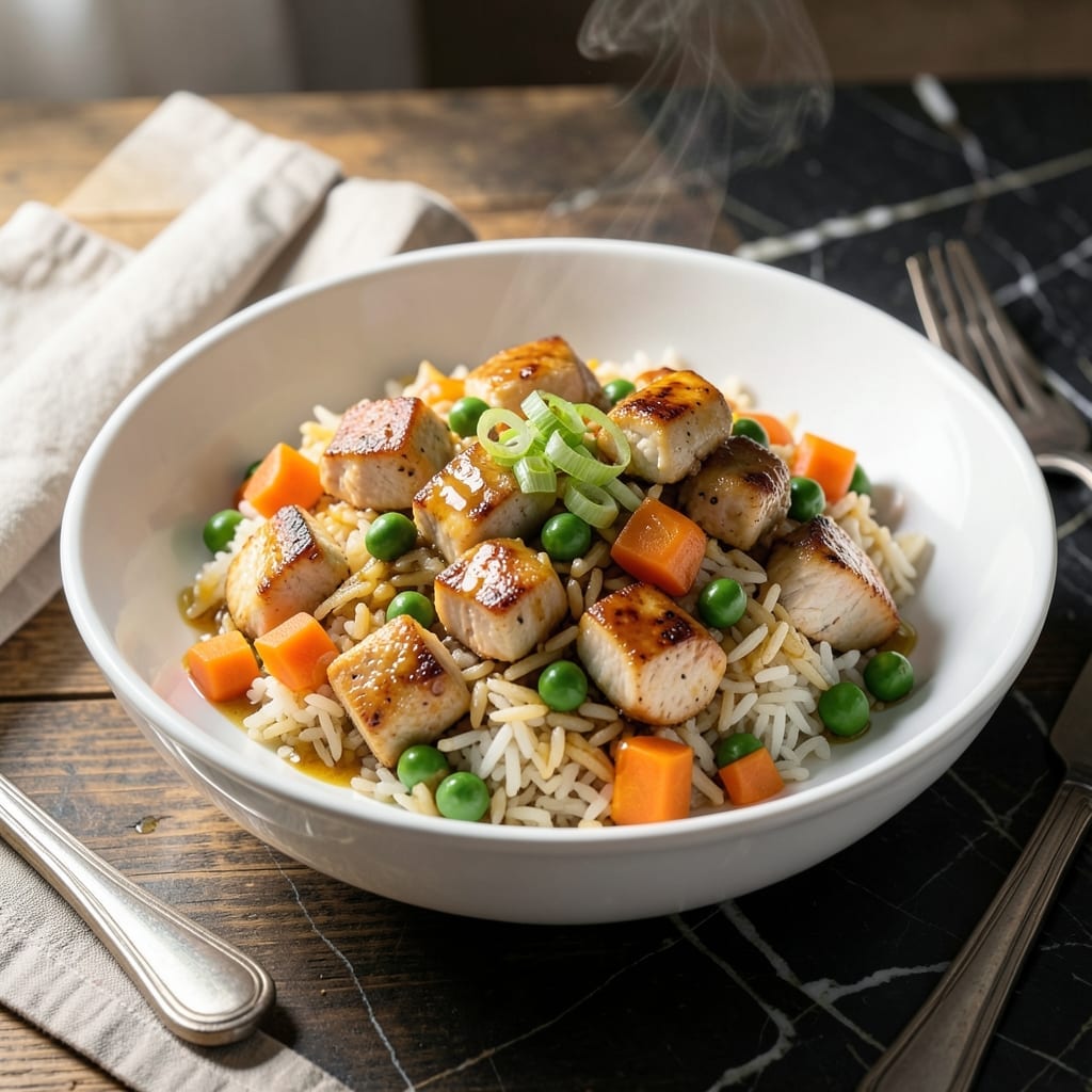 Yummy Chicken Fried Rice Recipe: Savory Bites With Garden Fresh Veggies