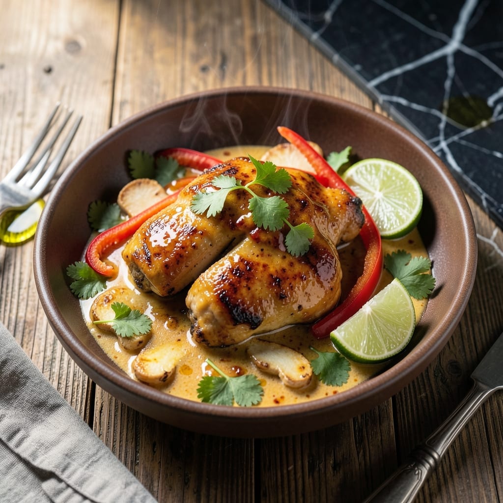 Asian Coconut Chicken Recipe: Thai-Inspired Creamy Curry