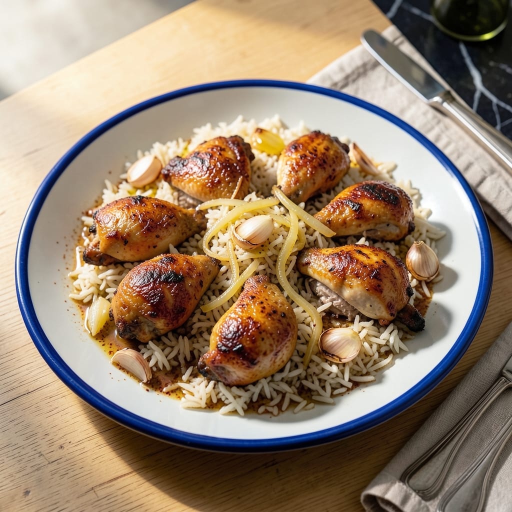 Moroccan Chicken and Rice Recipe: Spiced Cumin and Turmeric One-Pot