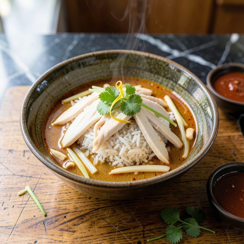 Thai Chicken and Rice Soup Recipe: Aromatic Lemongrass and Coconut Broth