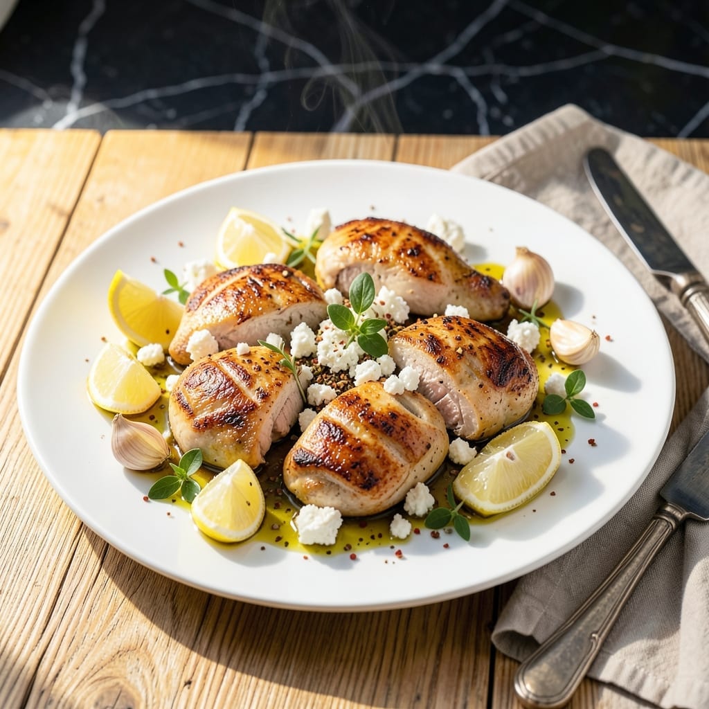 Lemon Feta Chicken Recipe: Zesty Mediterranean One-Pan Dinner