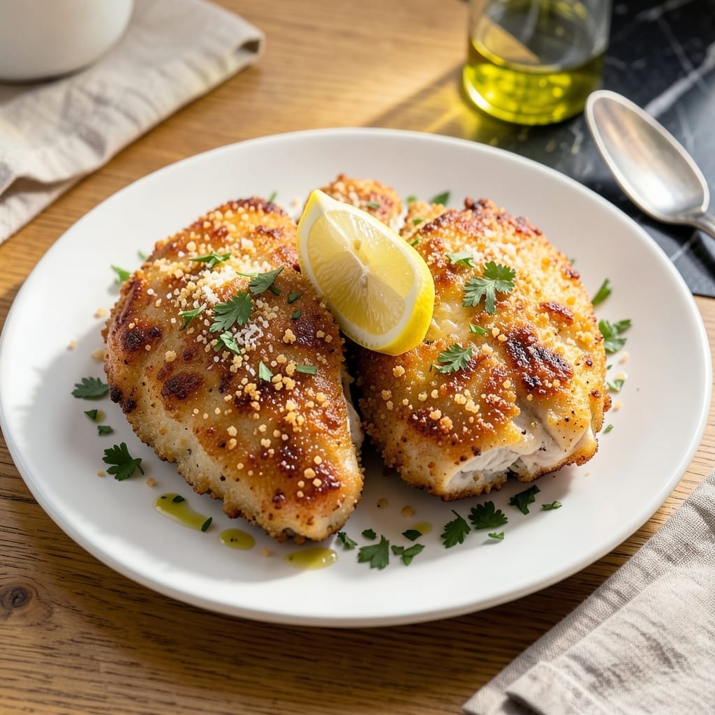Parmesan Coated Chicken Recipe: Golden Crust With Savory Bite