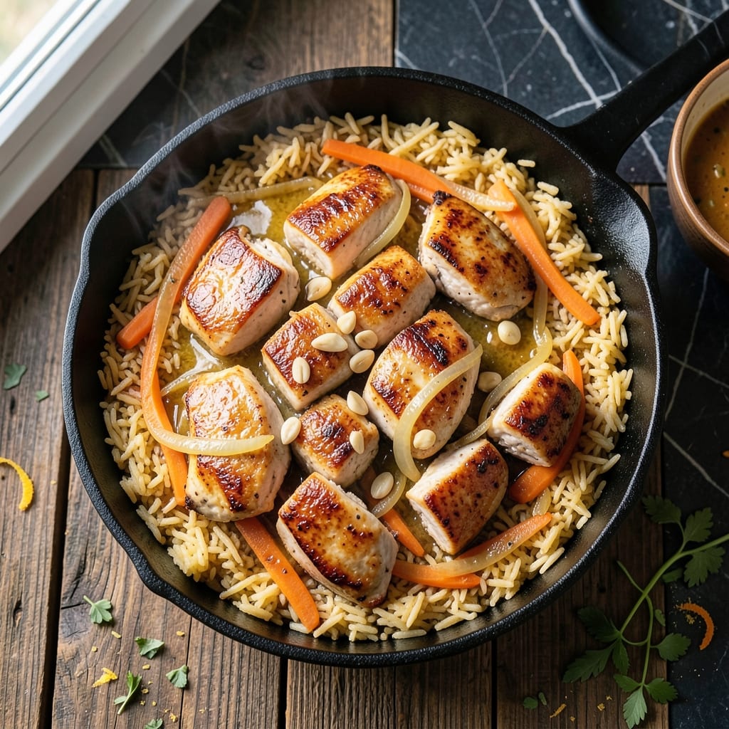Chicken and Basmati Rice Casserole Recipe: Baked Layers of Spiced Perfection