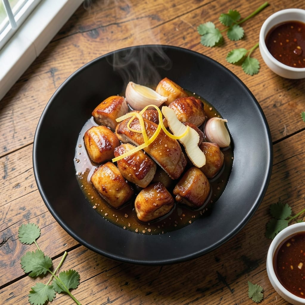 Chicken Rice Wine Vinegar Recipe: Wok-Tossed Aromatic Delight