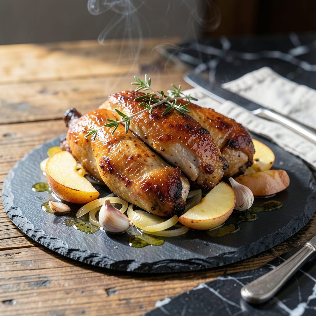 Somerset Chicken Recipe: Cider-Braised Tenderness With Apples Somerset Chicken Recipe: Cider-Braised Tenderness With Apples