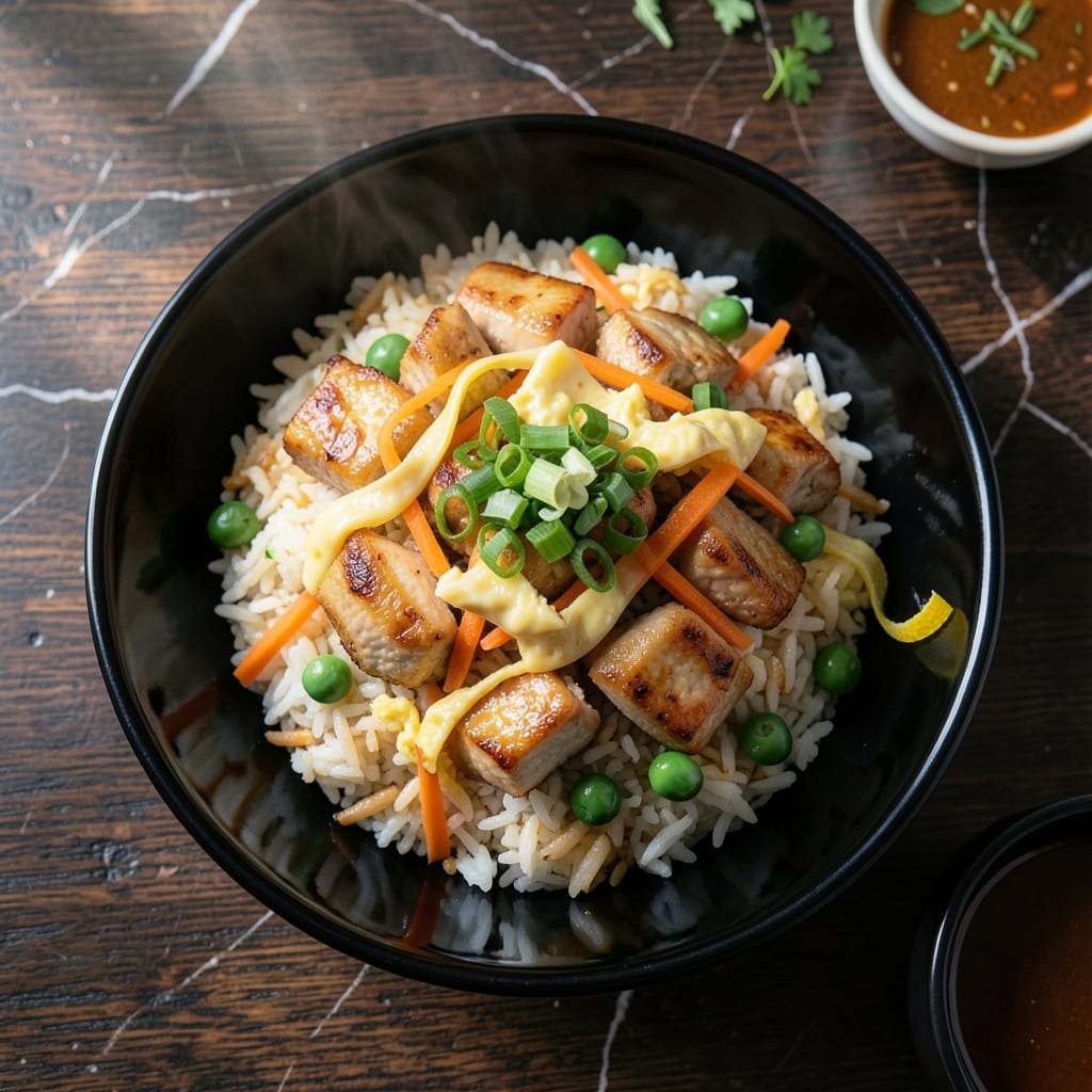 Chinese Chicken Fried Rice Recipe: Wok-Seared Umami with Fresh Veggies