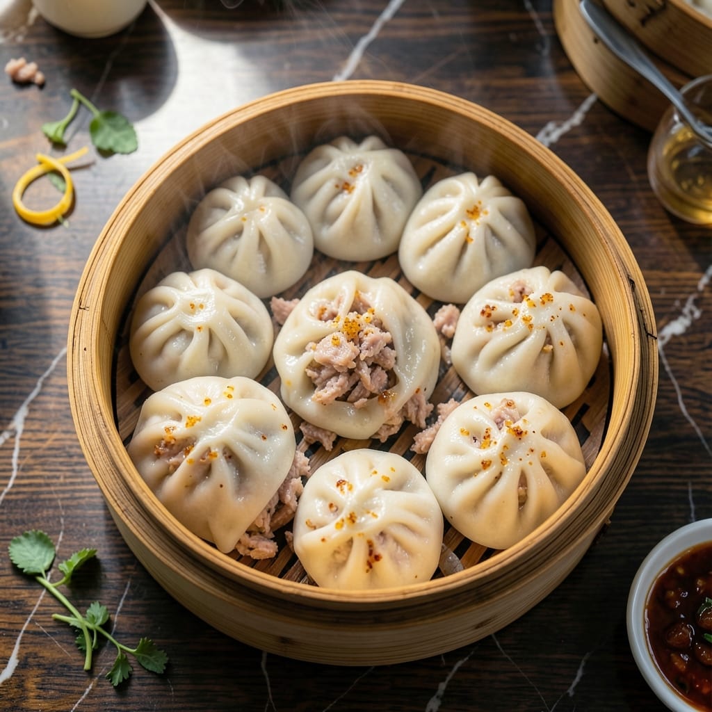 Chicken Baozi Recipe: Fluffy Steamed Buns With Savory Filling