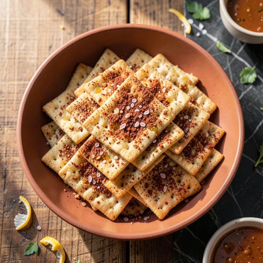 Chili Rice Crackers Recipe: Spiced Crunch With Every Bite