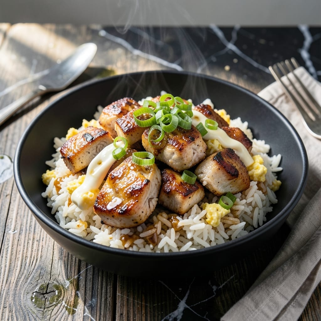 Chicken Thigh Fried Rice Recipe: Wok-Tossed Umami with Crispy Bites