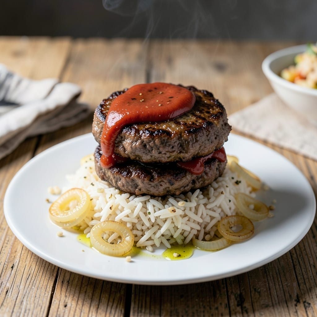 Hamburger Over Rice Recipe: Hearty Ground Beef and Fluffy Grains