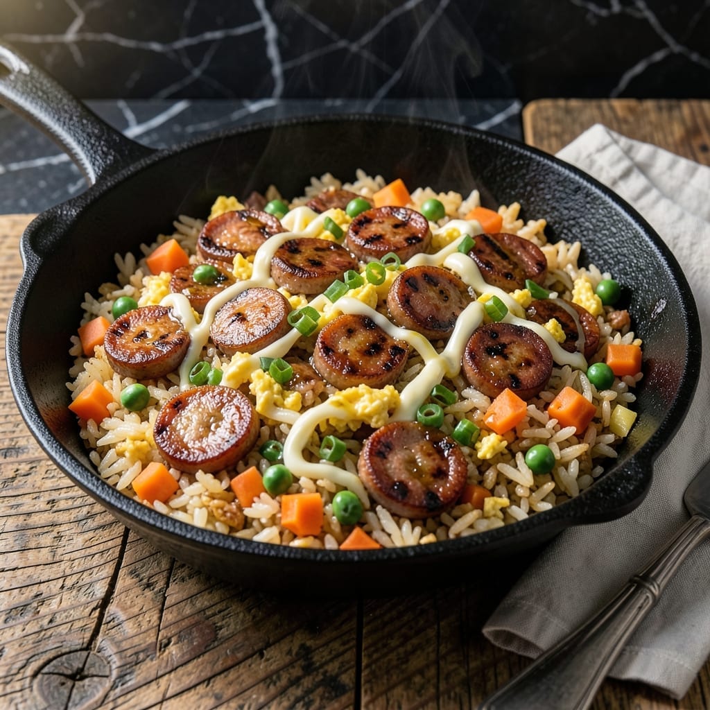 Hawaiian Portuguese Sausage Fried Rice Recipe: Island Spice Meets Wok-Seared Perfection