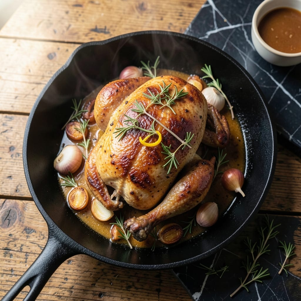 French Roasted Chicken Recipe: Herb-Infused Golden Crispness French Roasted Chicken Recipe: Herb-Infused Golden Crispness