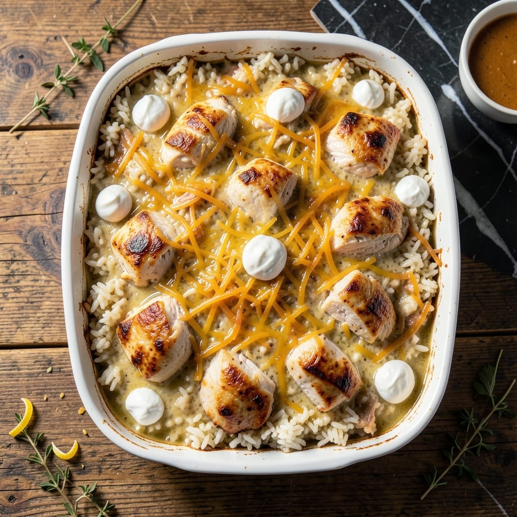 Campbell Cream of Chicken Rice Casserole Recipe: Classic Creamy Bake with Golden Crust
