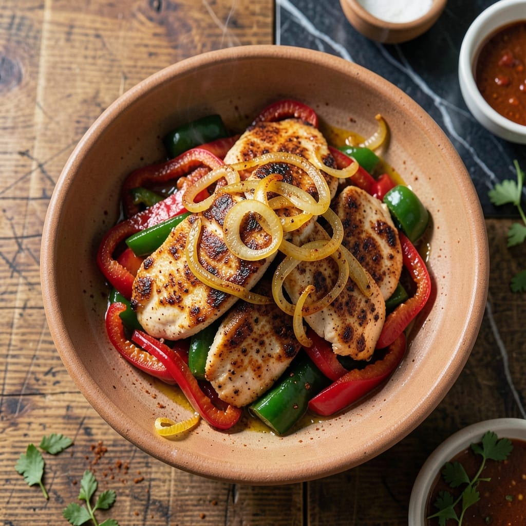 Chicken Fajita Recipe: Sizzling Skillet With Charred Peppers