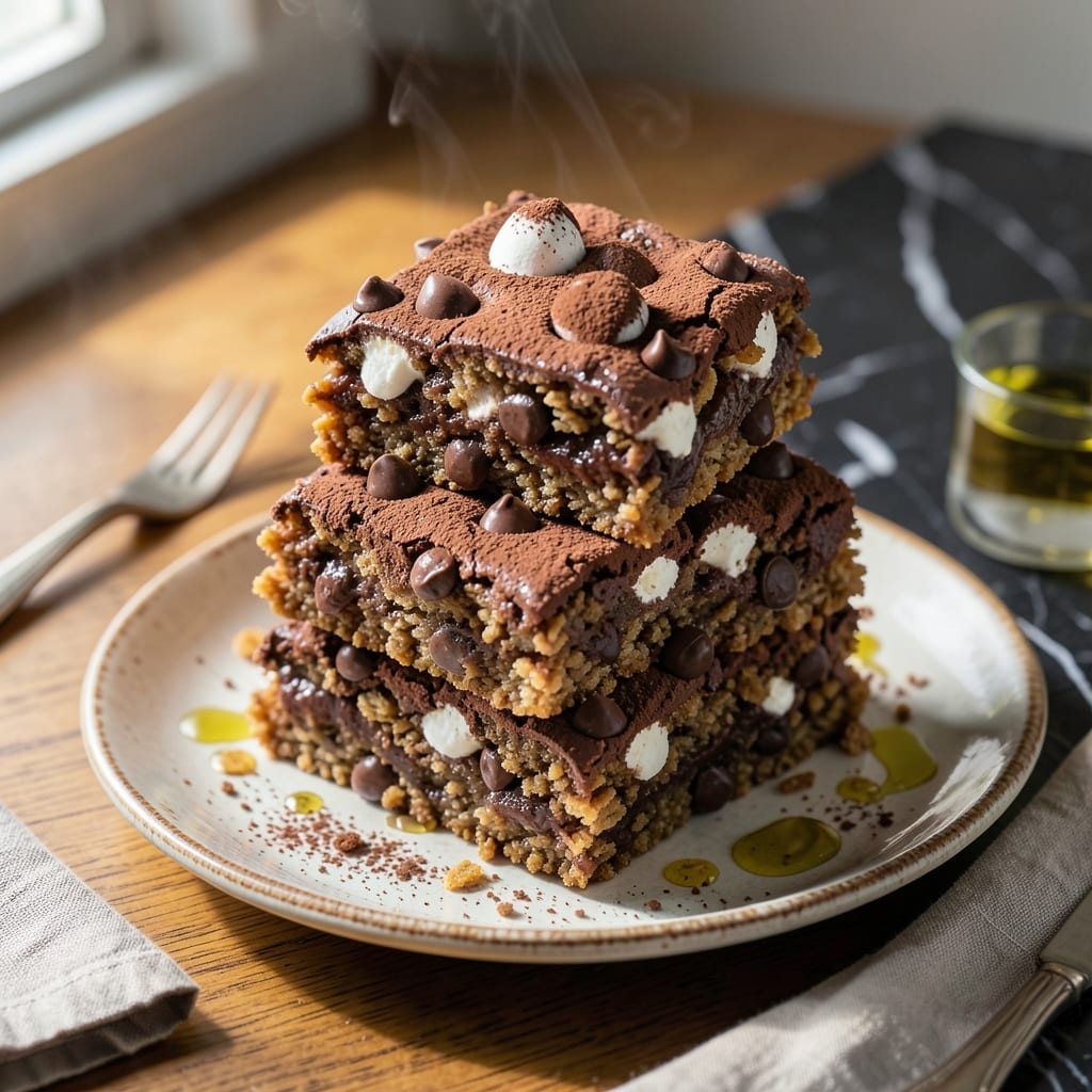 Hot Cocoa Rice Krispie Treats Recipe: Marshmallow Swirls With Chocolatey Depth Hot Cocoa Rice Krispie Treats Recipe: Marshmallow Swirls With Chocolatey Depth